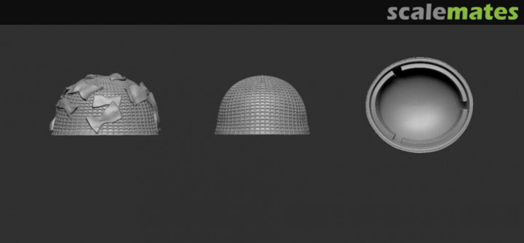 Boxart British Paratroopers Helmet Mk 2 (3D-Printed) H037-35 Firma49