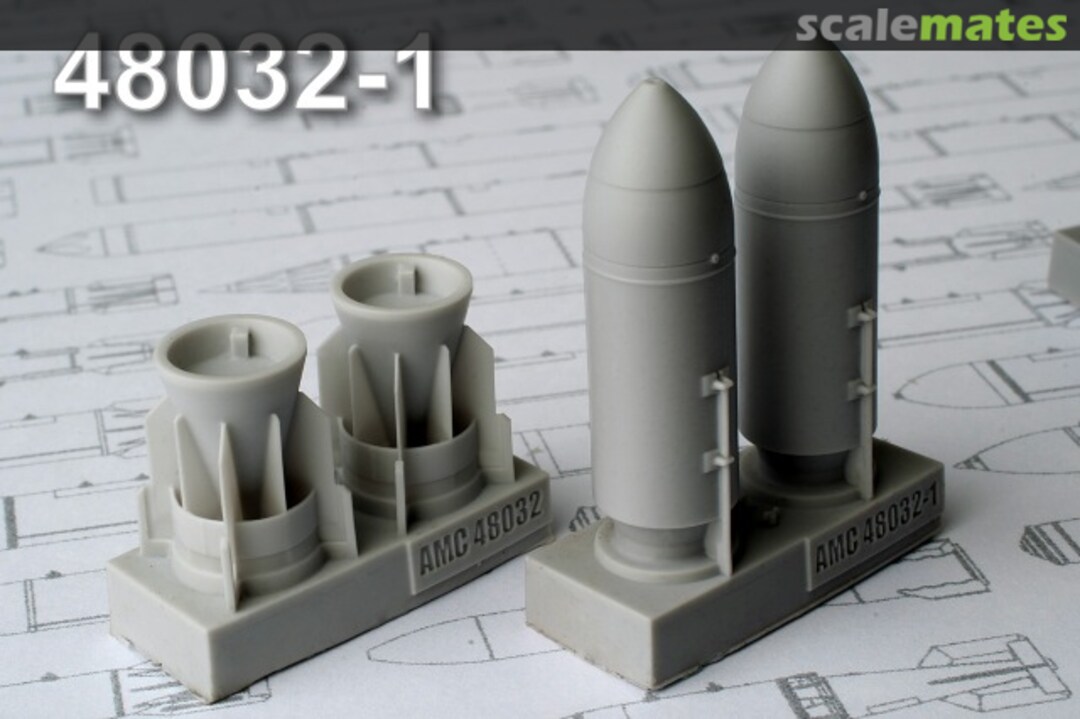 Boxart ZAB-500Sh 500 kg Incendiary bomb with nose cone AMC 48032-1 Advanced Modeling