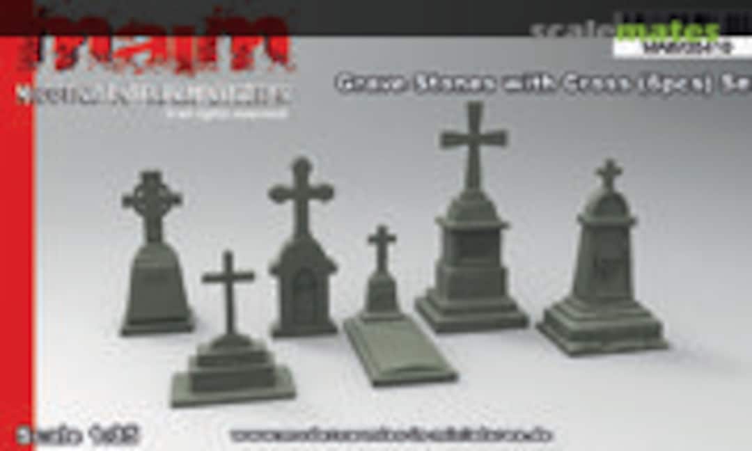 1:35 Grave Stones with Cross (MAiM MAIM35410) MAIM35410