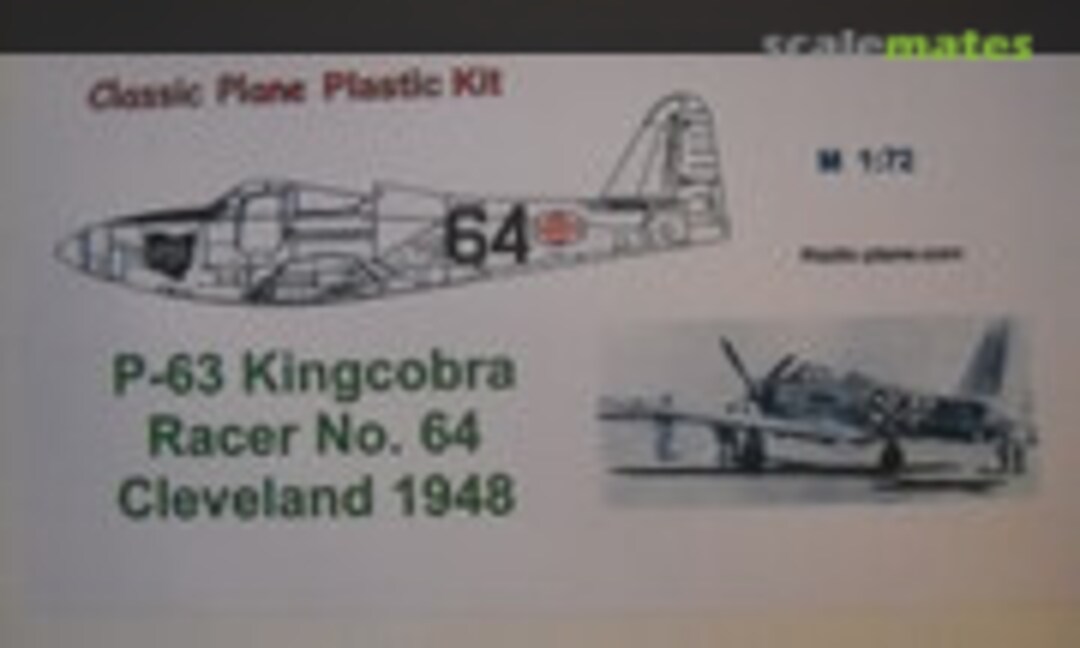 1:72 P-63 Kingcobra Racer (Classic Plane RS 10)