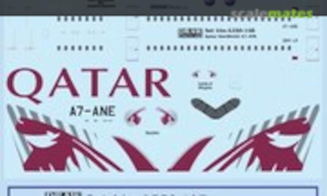 1:144 Qatar Oneworld A350-1000 A7-ANE (Draw Decal 44-A350-14B) 44-A350-14B