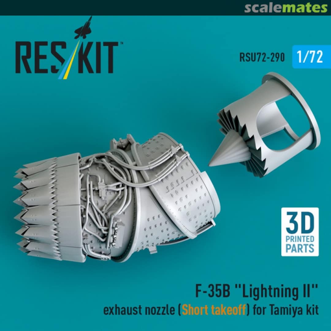 Boxart F-35B "Lightning II" exhaust nozzle (Short takeoff) RSU72-0290 ResKit