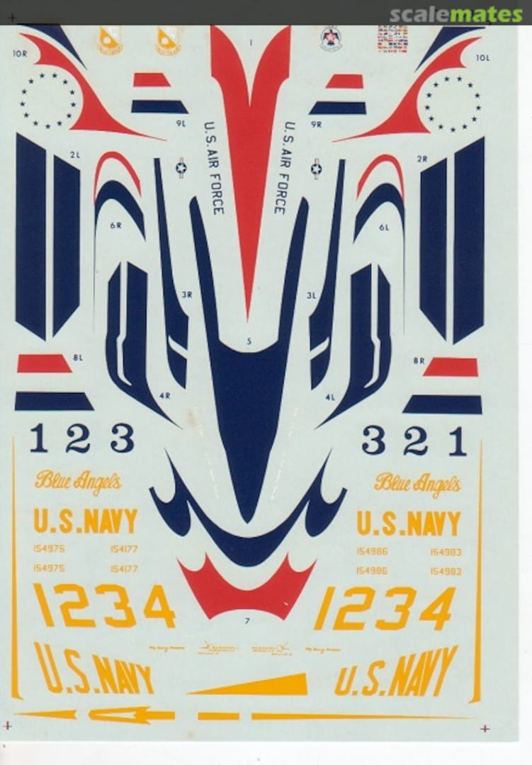 Boxart A-4F Skyhawk (Blue Angels), T-38A Talon (Thunderbirds) 72-138 SuperScale International Boxart A-4F Skyhawk (Blue Angels), T-38A Talon (Thunderbirds) 72-138 SuperScale International
