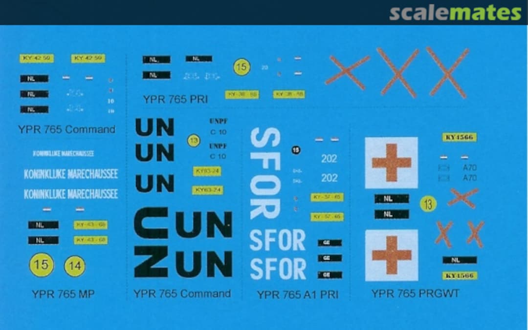 Boxart YPR-765 72029 Black Lion Decals