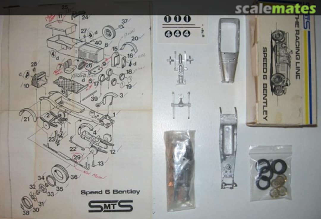 Boxart Bentley Speed Six "Old Number One" RL7 Scale Model Technical Service Boxart Bentley Speed Six "Old Number One" RL7 Scale Model Technical Service