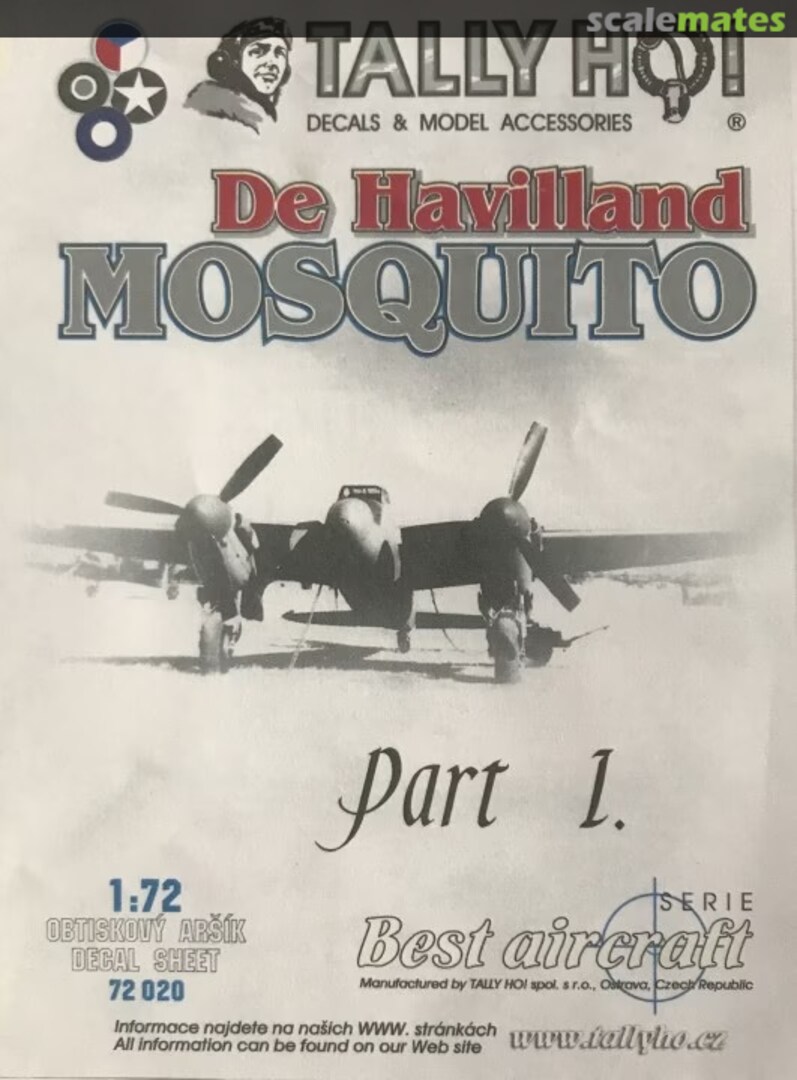 Contents De Havilland MOSQUITO 72 020 Tally Ho! (CZ) Contents De Havilland MOSQUITO 72 020 Tally Ho! (CZ)
