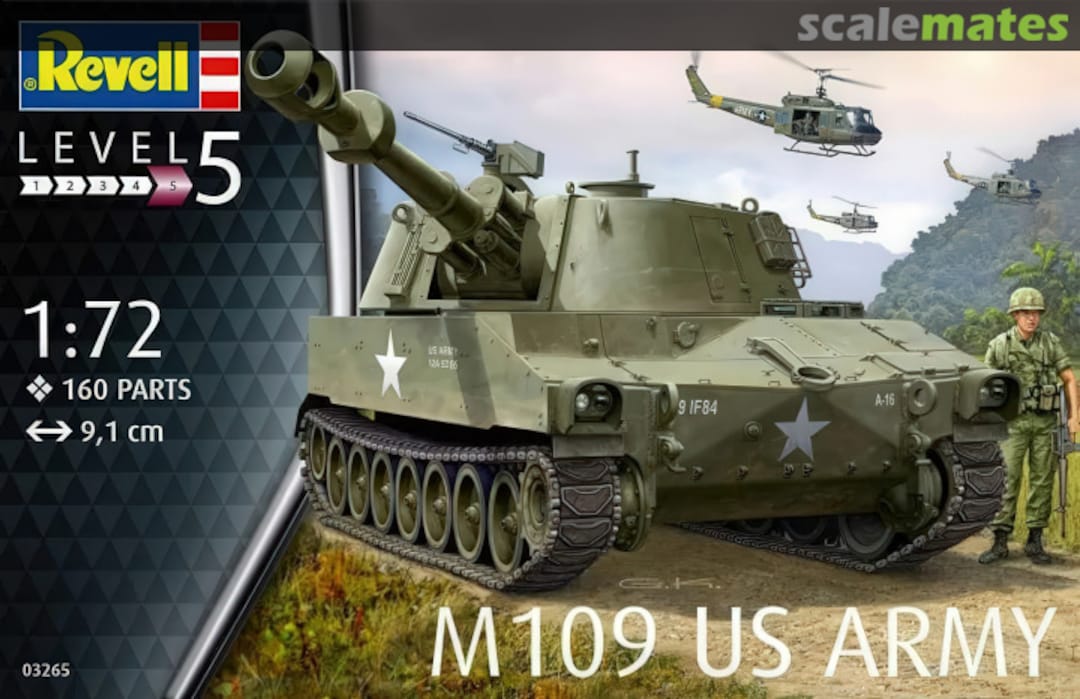 Boxart M109 US Army 03265 Revell Boxart M109 US Army 03265 Revell