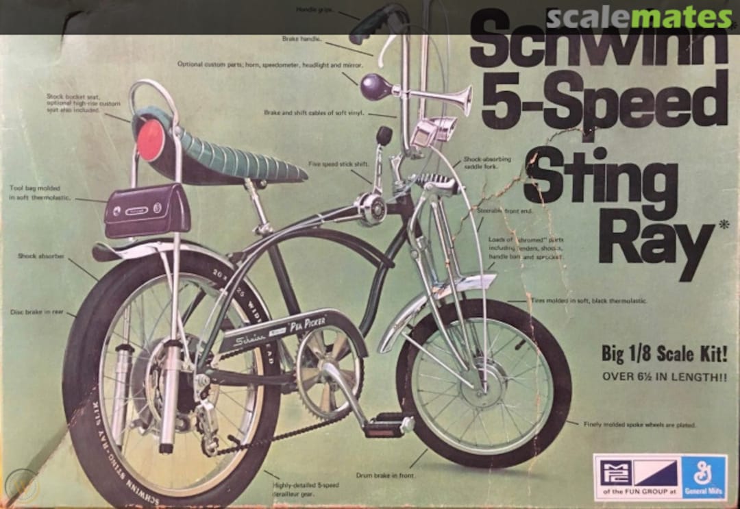 Boxart Schwinn 5 Speed Stingray 1-1481-250 MPC Boxart Schwinn 5 Speed Stingray 1-1481-250 MPC