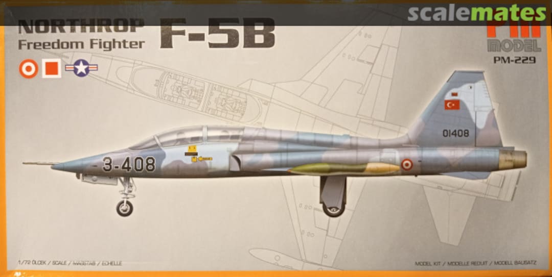 Boxart F-5B Freedom Fighter PM-229 PM Model Boxart F-5B Freedom Fighter PM-229 PM Model