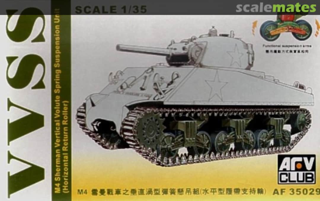 Boxart VVSS - Vertical Volute Spring Suspension Unit AF35029 AFV Club Boxart VVSS - Vertical Volute Spring Suspension Unit AF35029 AFV Club