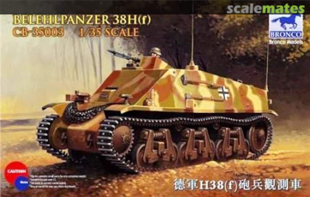 Boxart Befehlspanzer 38H(f) CB35003 Bronco