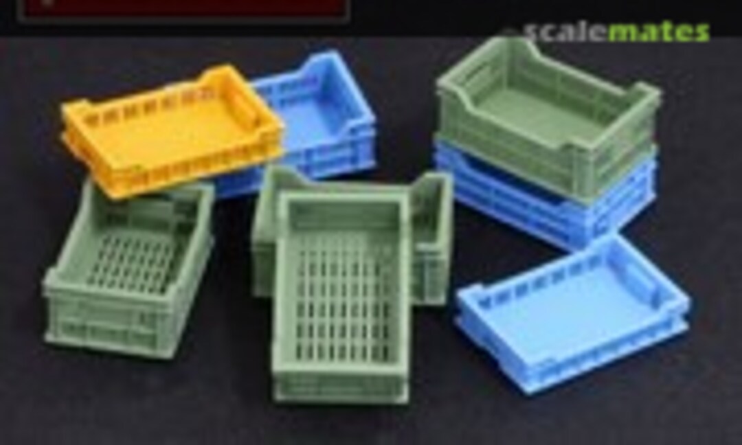 1:35 Plastic crates perforated (PlusModel DP3001) DP3001