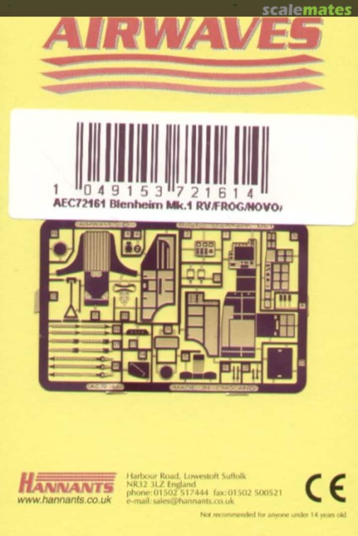 Boxart Bristol Blenheim Mk I AEC72161 Airwaves Boxart Bristol Blenheim Mk I AEC72161 Airwaves