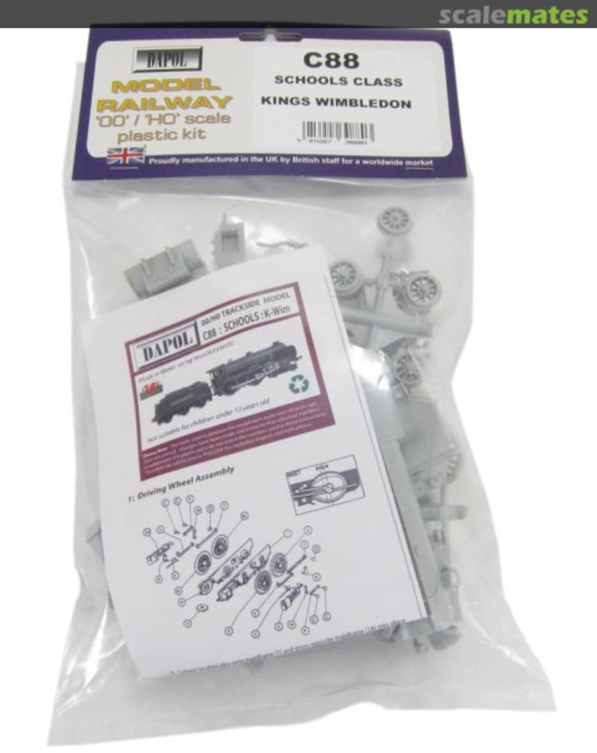 Boxart Schools Class KINGS WIMBLEDON C88 Dapol