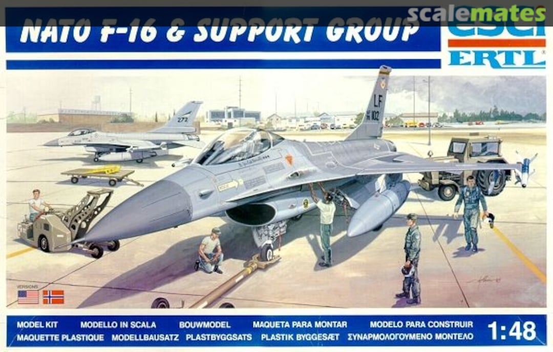 Boxart NATO F-16 & Support Group 4078 ESCI/ERTL Boxart NATO F-16 & Support Group 4078 ESCI/ERTL