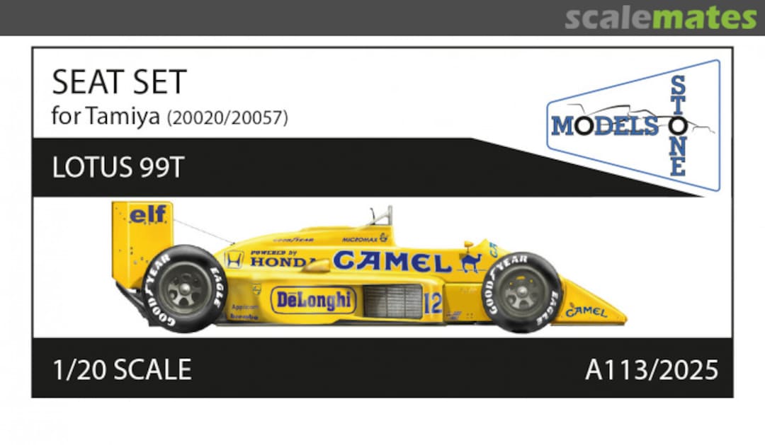 Boxart Lotus 99T Seat Set A113/2025 Stone Models Boxart Lotus 99T Seat Set A113/2025 Stone Models
