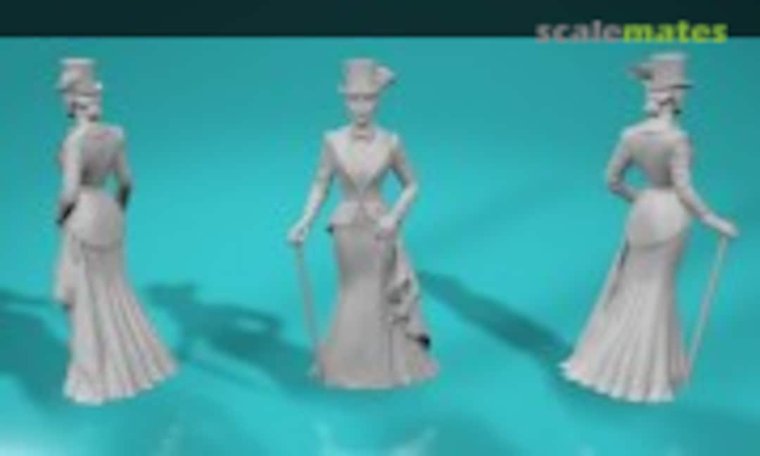 1:72 Belle Epoque - Elegantly Dressed Woman (EMP3d 99204683-72) 99204683-72