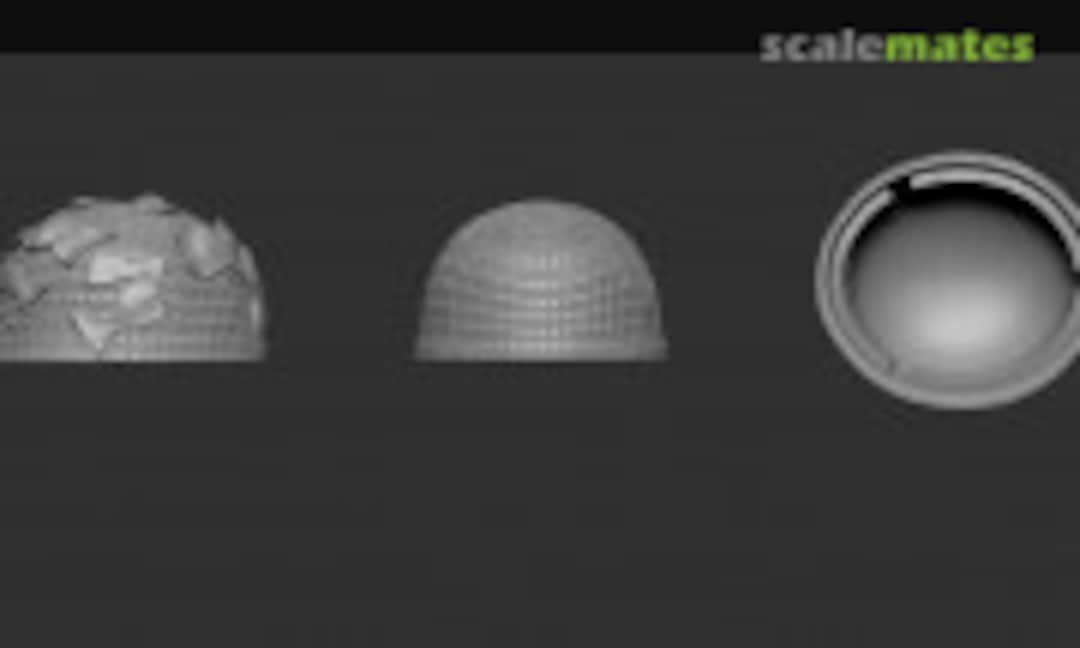 1:72 British Paratroopers Helmet Mk 2 (3D-Printed) (Firma49 H037-72) H037-72