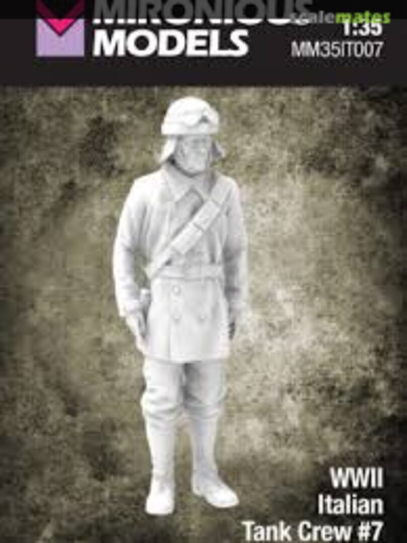 Boxart Italian WWII Tank Crew No.7 (1 Figure / 3D-Printed) MM35IT007 Mironious Models