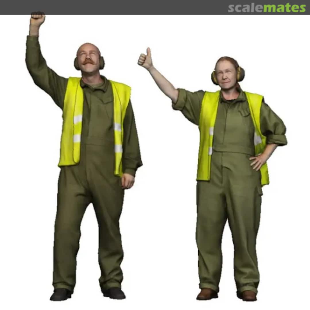 Boxart RAF Ground Crew Marshalling 50500-024 Modelu Boxart RAF Ground Crew Marshalling 50500-024 Modelu