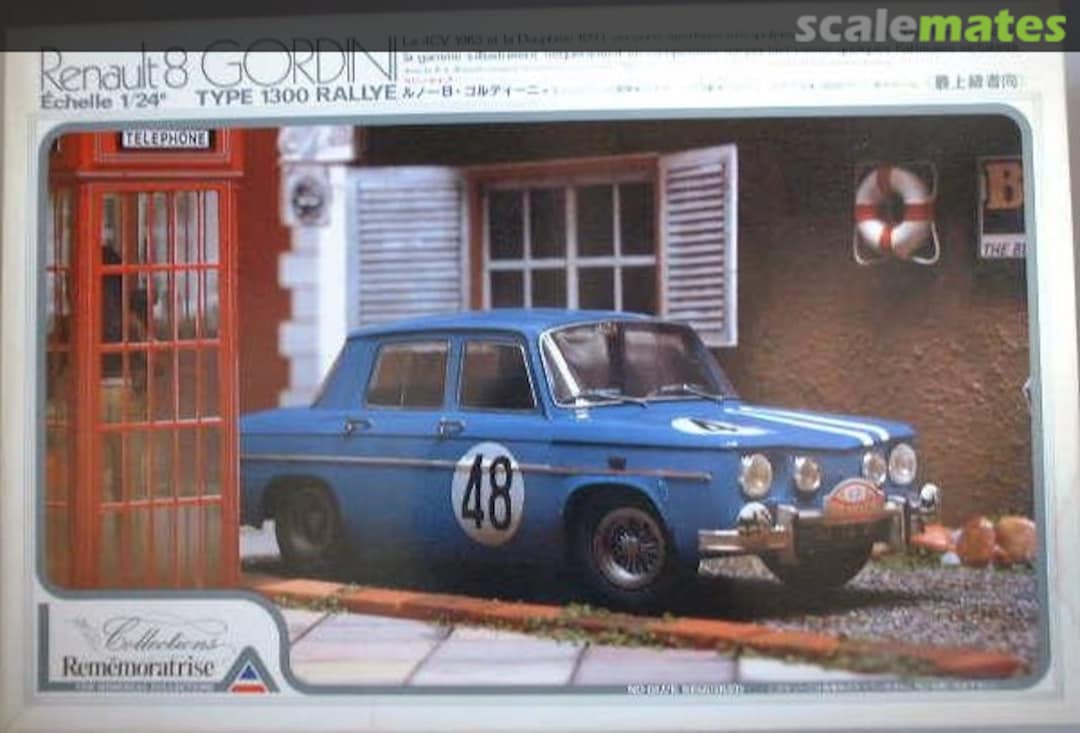 Boxart Renault 8 Gordini MC-11 Union Model Boxart Renault 8 Gordini MC-11 Union Model