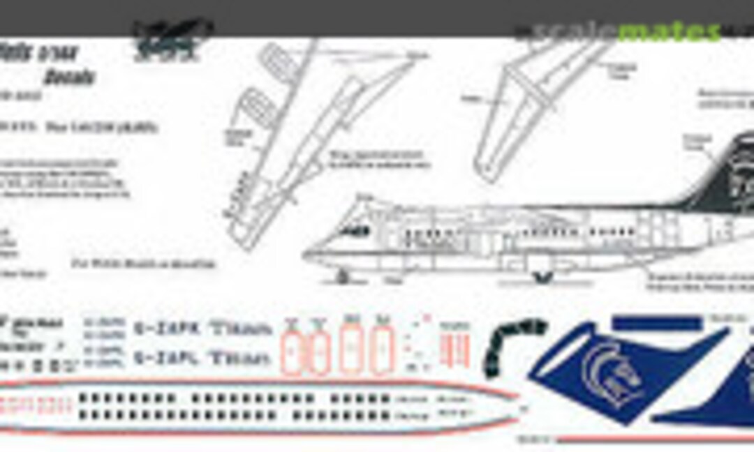 1:144 Titan Airways BAe 146-200 (RJ85) (Welsh Models WHD4403) WHD4403