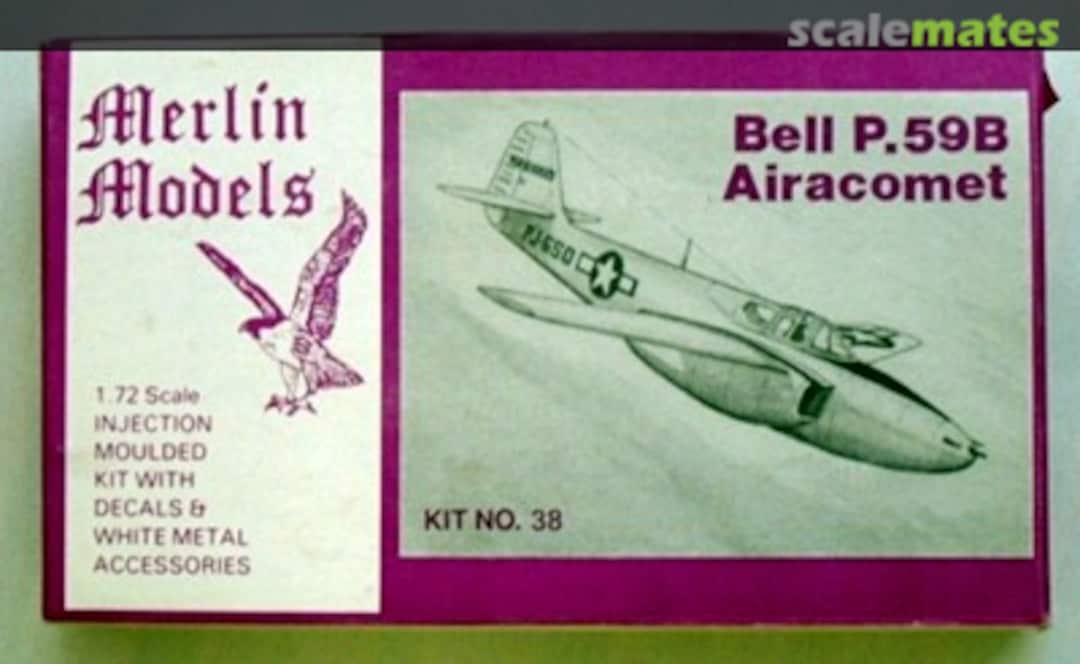 Boxart Bell P.59B Airacomet 38 Merlin Models Boxart Bell P.59B Airacomet 38 Merlin Models