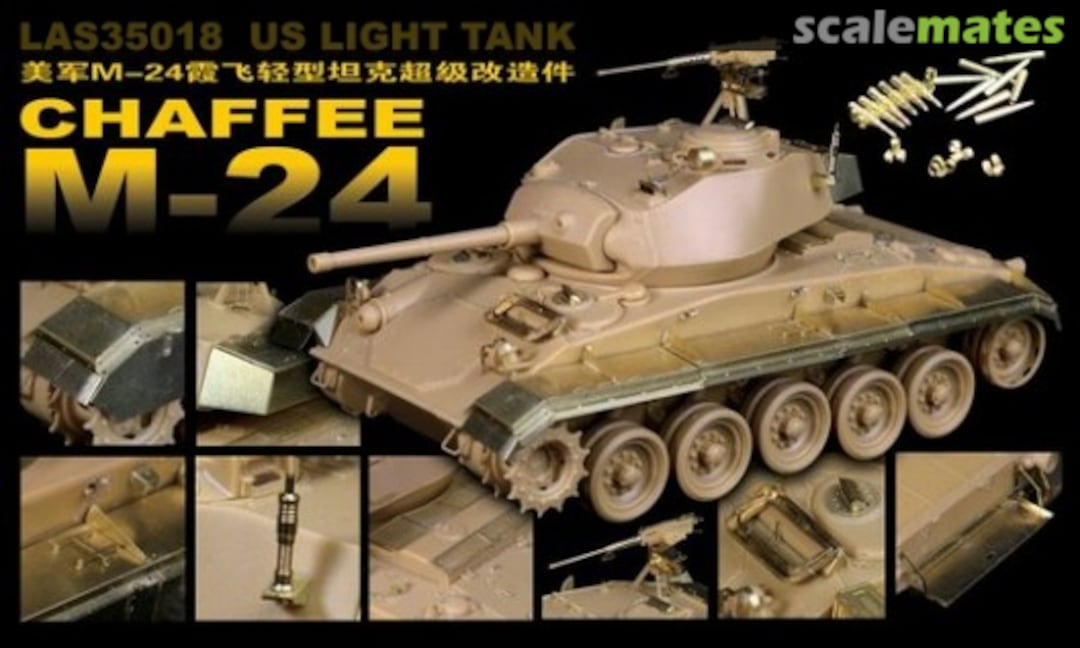 Boxart M-24 Chaffee Super Detail Conversion Set -Bronco- LAS35018 Lion Roar Boxart M-24 Chaffee Super Detail Conversion Set -Bronco- LAS35018 Lion Roar