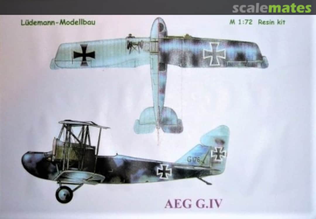 Boxart AEG G.IV LR15 Lüdemann-Modellbau Boxart AEG G.IV LR15 Lüdemann-Modellbau
