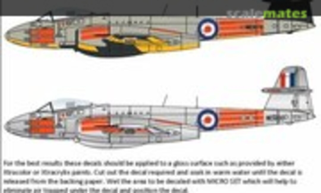 1:48 Gloster Meteor F(TT).Mk.8 Part 3 (Xtradecal X48-160) X48-160