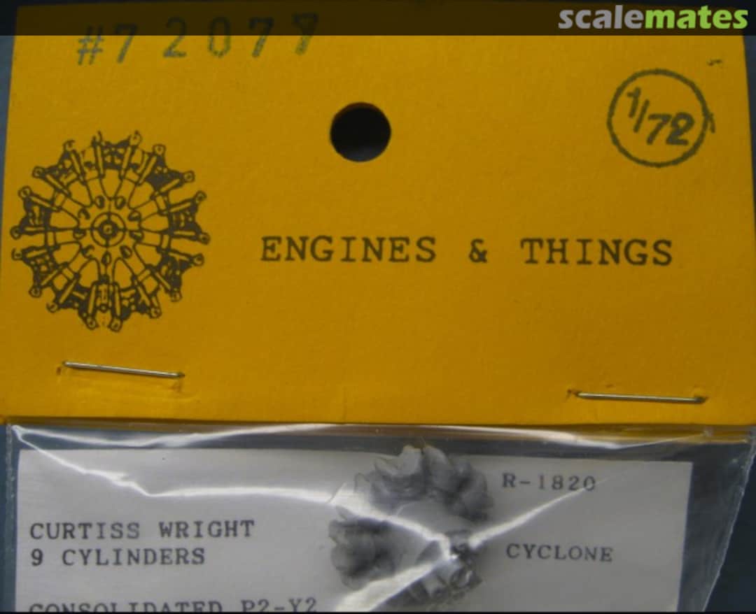 Boxart Curtiss Wright R-1820 Cyclone 72077 Engines & Things