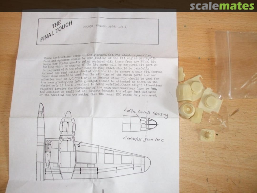 Boxart Junkers Ju 88S-1/T-1 FTC038 The Final Touch Boxart Junkers Ju 88S-1/T-1 FTC038 The Final Touch