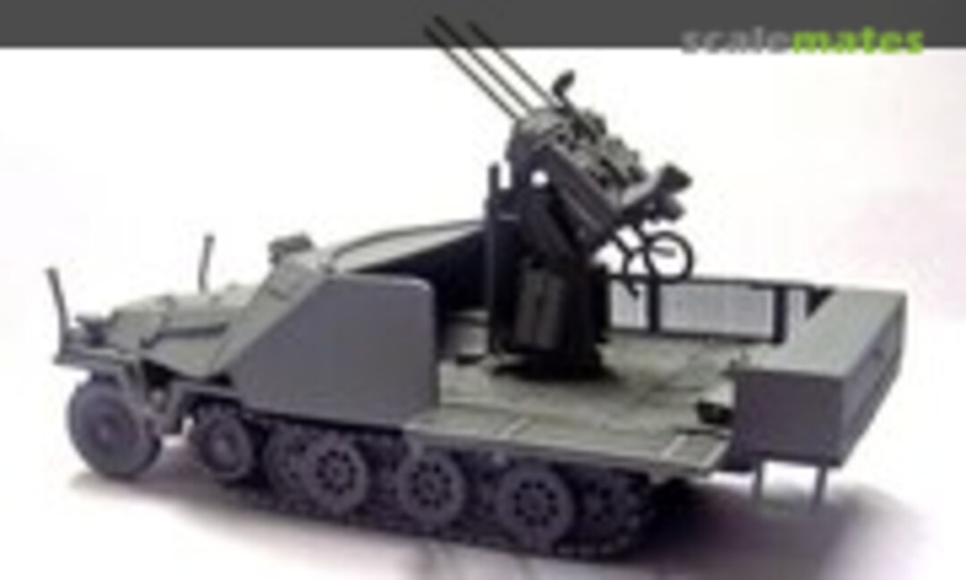 1:76 Armoured SdKfz 11 w/Flugawehr 20mm MG151/15 Drilling (Milicast G285)
