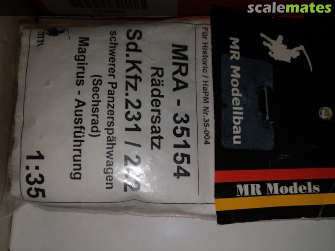 Boxart Rädersatz sd.kfz.231 / 232 35154 MR Modellbau Boxart Rädersatz sd.kfz.231 / 232 35154 MR Modellbau