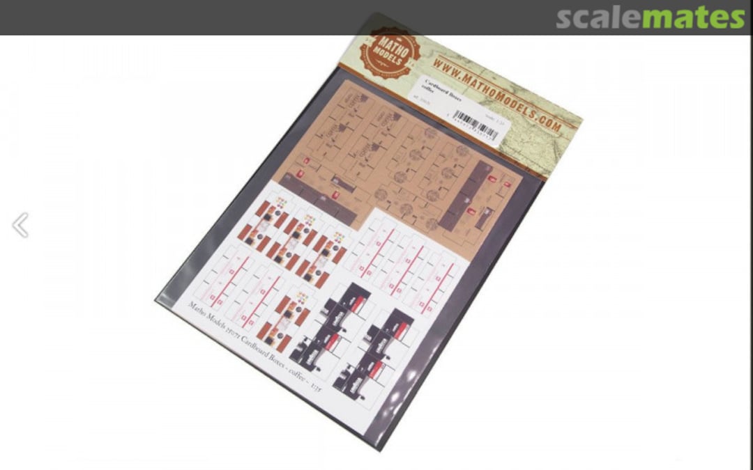 Boxart Cardboard Boxes Coffee 35071 Matho Models Boxart Cardboard Boxes Coffee 35071 Matho Models