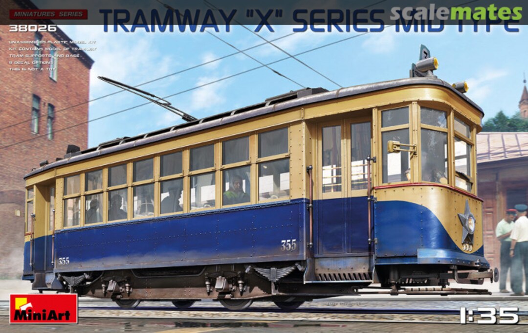 Boxart Tramway "X" Series 38026 MiniArt Boxart Tramway "X" Series 38026 MiniArt