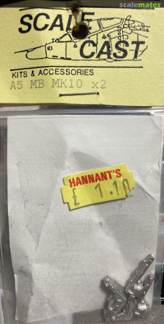 Boxart Martin Baker Mk.10 Ejection Seats x2 A5 Scale Cast