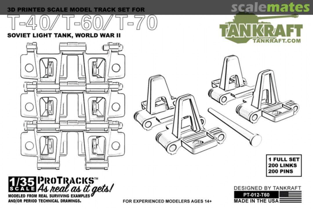 Boxart T-40/T-60/T-70 PT-012-T60 Tankraft Boxart T-40/T-60/T-70 PT-012-T60 Tankraft