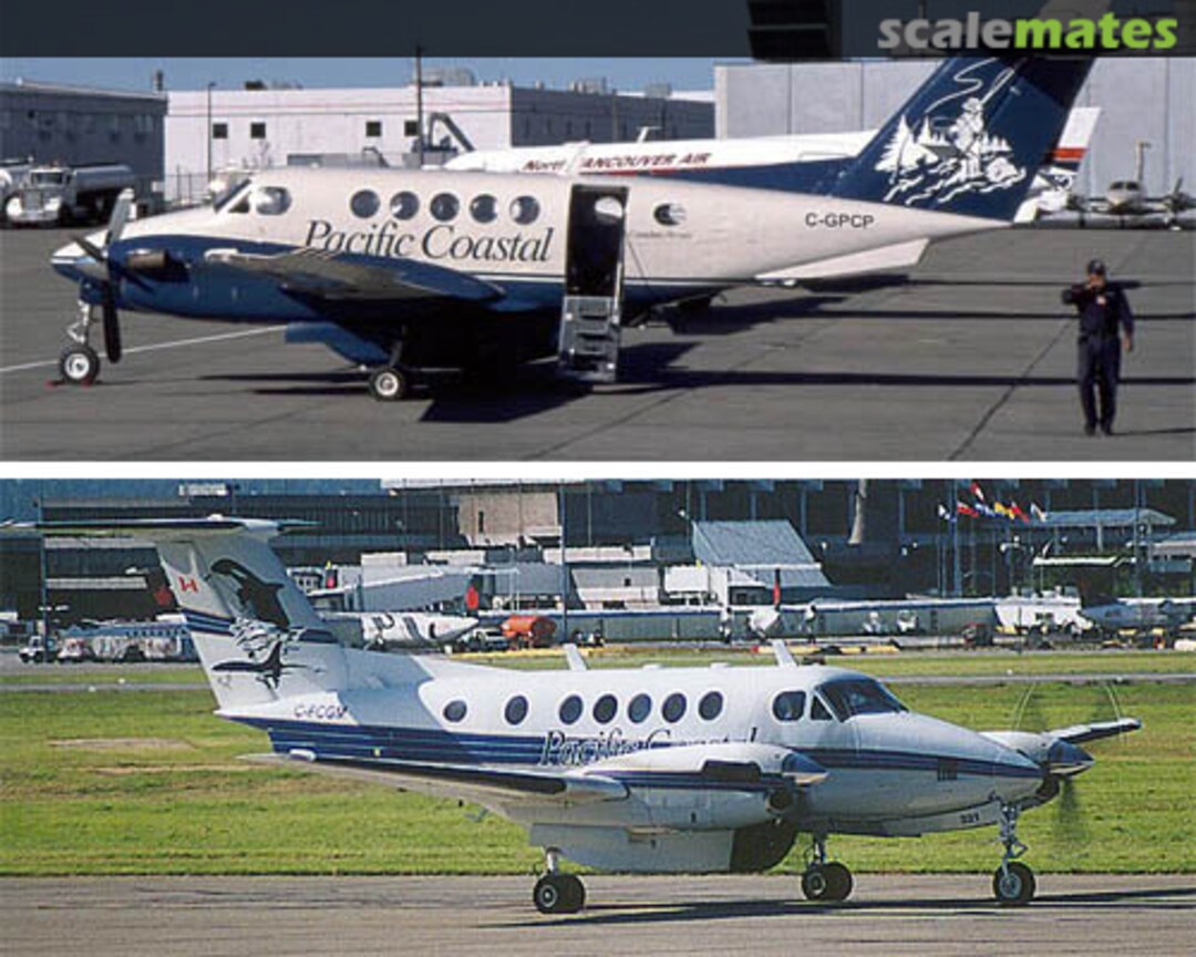 Boxart Pacific Coastal (Beech Super King Air)  JBOT Decals