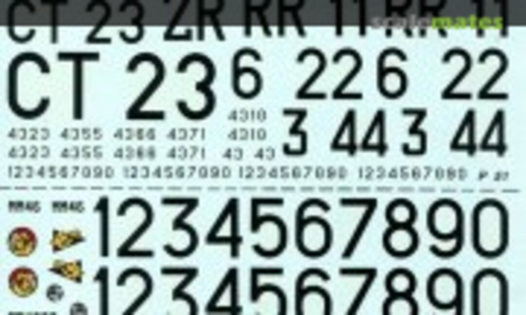 1:48 A.M.I. insigna and serial numbers (Tauro Model 48-549) 48-549