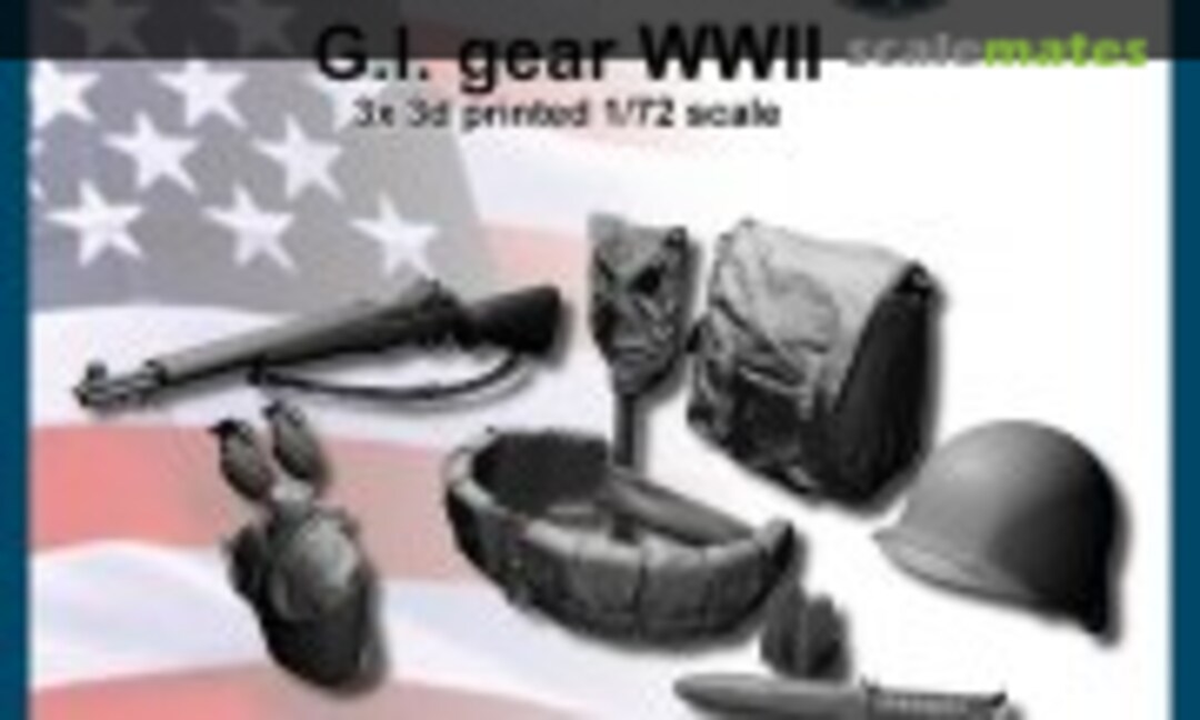 1:72 US soldier gear (GI) WWII (FC Model Trend 72632) 72632