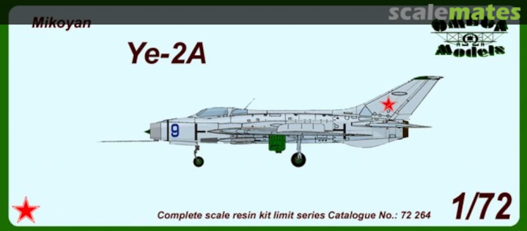 Boxart Mikoyan Ye-2A 72264 Omega Models Boxart Mikoyan Ye-2A 72264 Omega Models