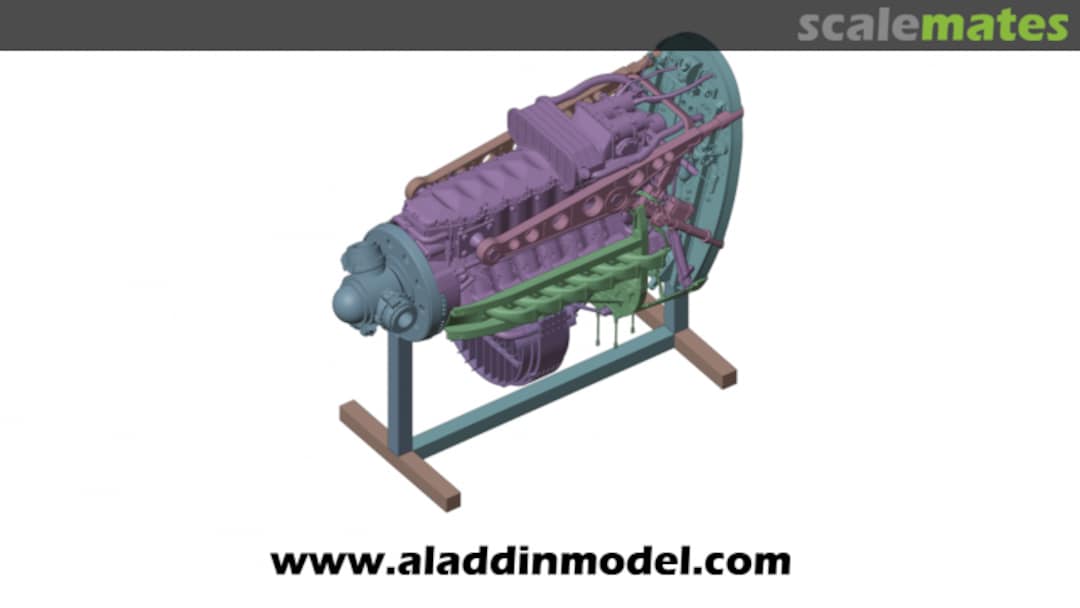 Boxart Jumo 211 Engine 00155 Aladdin Model