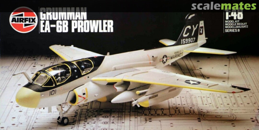 Boxart Grumman EA-6B Prowler 08176 Airfix Boxart Grumman EA-6B Prowler 08176 Airfix
