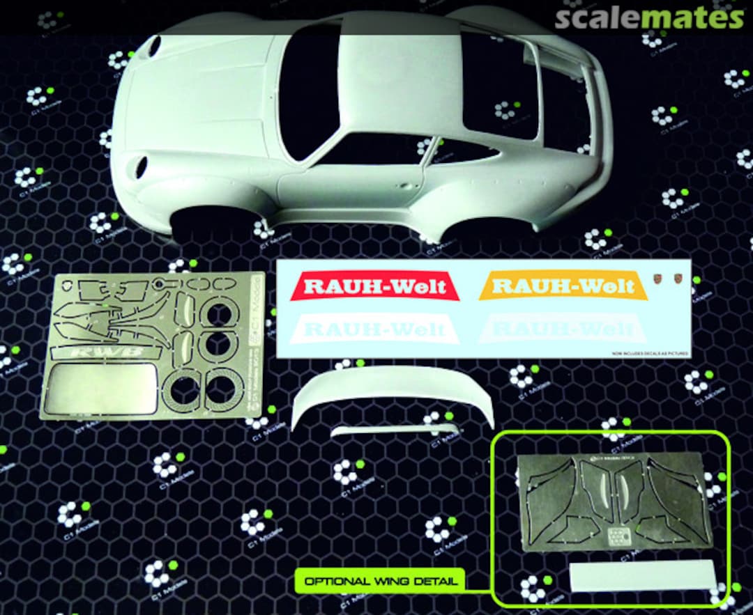 Boxart Porsche 993 RWB Widebody Rauh-Welt C1-TK001 C1 Models Boxart Porsche 993 RWB Widebody Rauh-Welt C1-TK001 C1 Models