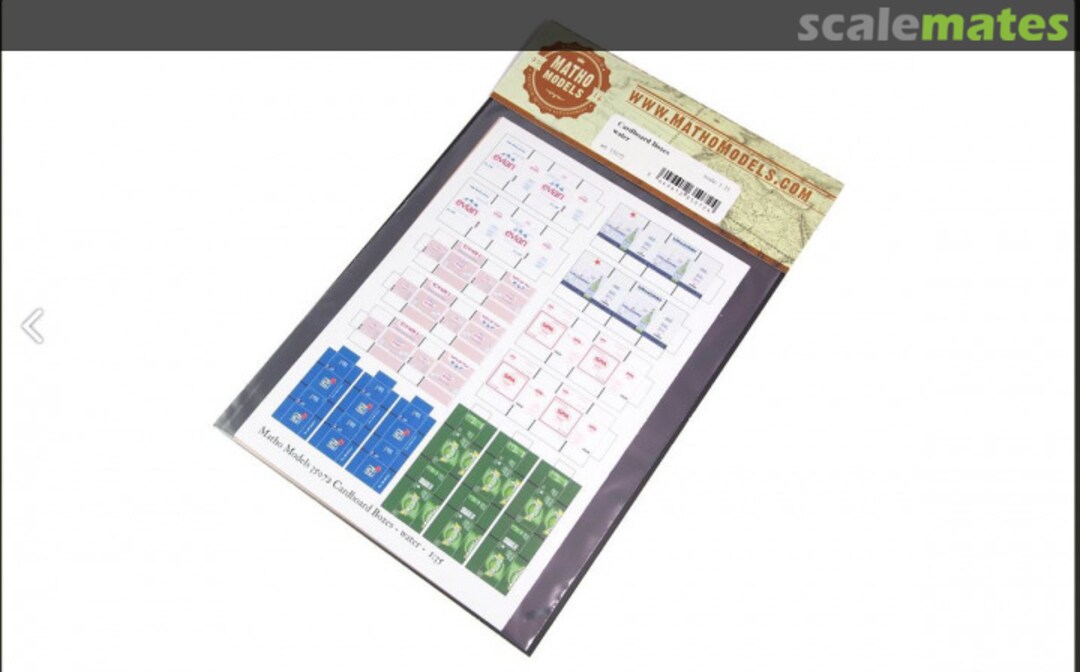 Boxart Cardboard Boxes Water 35072 Matho Models Boxart Cardboard Boxes Water 35072 Matho Models