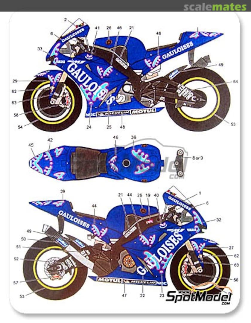 Boxart YZR M1 GAULOISES ST27-DC720C Studio27 Boxart YZR M1 GAULOISES ST27-DC720C Studio27