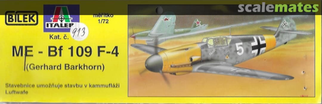 Boxart Me - Bf 109 F-4 (Gerhard Barkhorn) 913 Bilek Boxart Me - Bf 109 F-4 (Gerhard Barkhorn) 913 Bilek