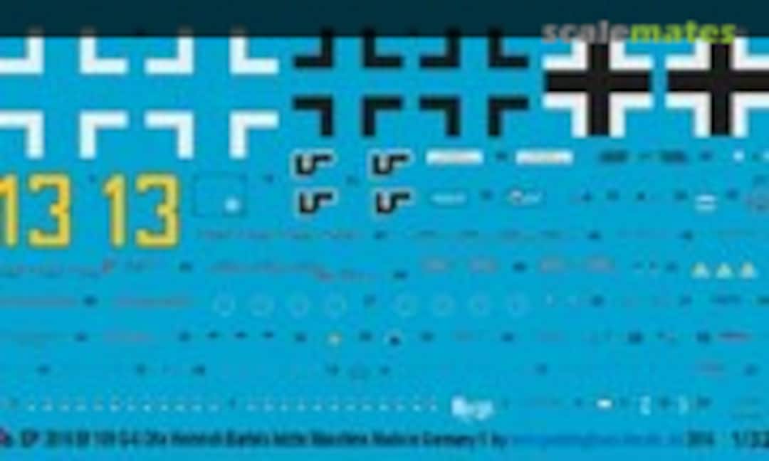 1:32 Bf 109 G-6 Ofw. Heinrich Bartels letzte Maschine (Peddinghaus-Decals EP 2816) EP 2816