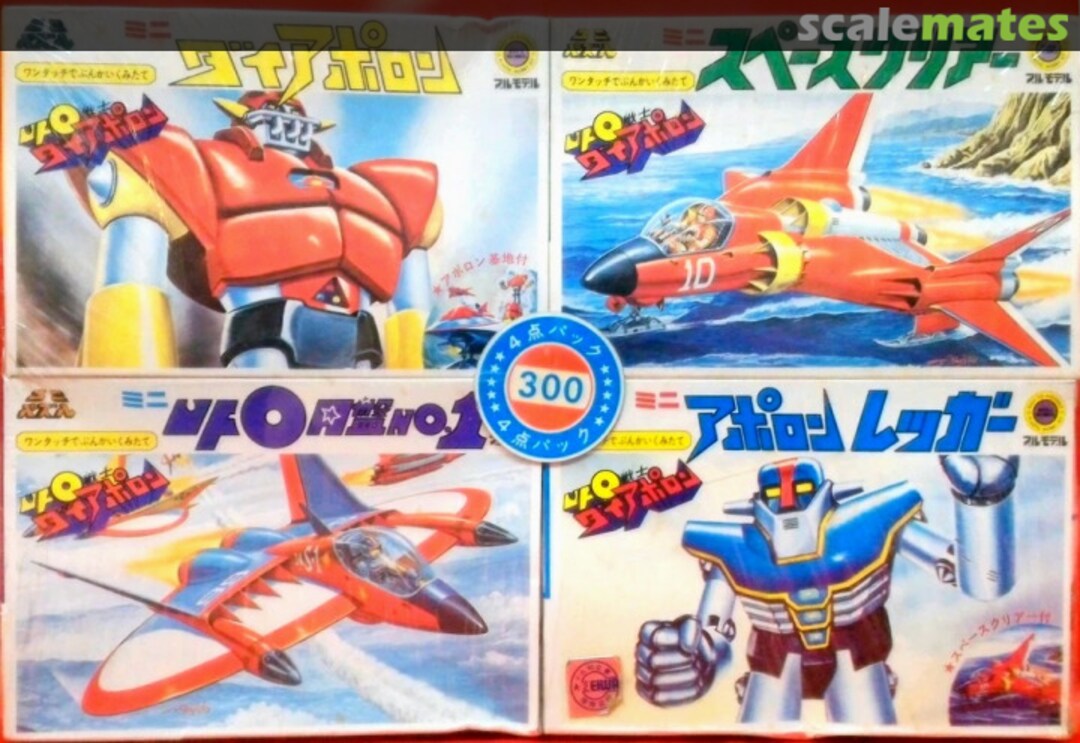 Boxart Uni Puzzle Mini Model 4 pcs Set Bull Mark Boxart Uni Puzzle Mini Model 4 pcs Set Bull Mark